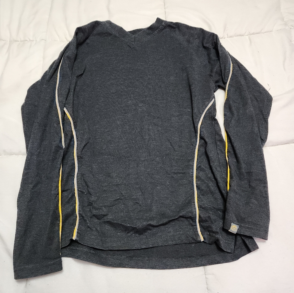 Gray and Yellow Shirt
